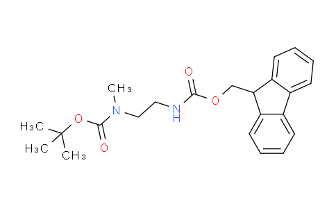 CAS No. 945218-54-2, N1-Boc-N2-Fmoc-N1-methyl-1,2-ethanediamine
