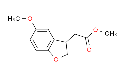 CAS No. 93772-89-5, Methyl 5-Methoxy-2,3-dihydrobenzofuran-3-acetate