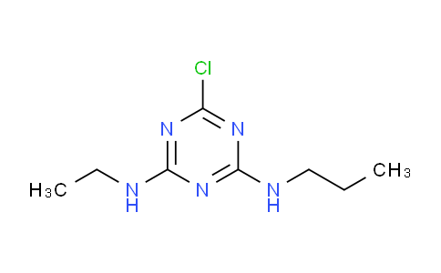 CAS No. 90952-64-0, 6-Chloro-N2-ethyl-N4-propyl-1,3,5-triazine-2,4-diamine