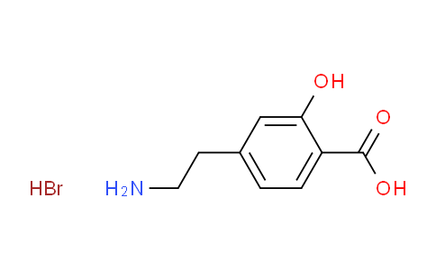 CAS No. 90610-38-1, 4-(AMINOETHYL)SALICYLIC ACID HBR