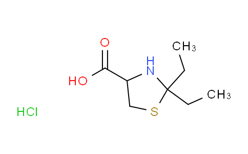 CAS No. 90205-29-1, 2,2-Diethylthiazolidine-4-carboxylic acid hydrochloride