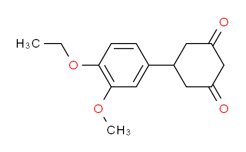 CAS No. 903440-59-5, 5-(4-Ethoxy-3-methoxyphenyl)cyclohexane-1,3-dione