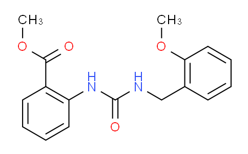 CAS No. 896579-91-2, Methyl 2-(3-(2-methoxybenzyl)ureido)benzoate