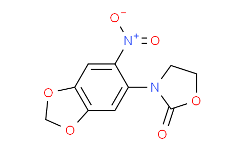 CAS No. 936076-13-0, 3-(6-Nitrobenzo[d][1,3]dioxol-5-yl)oxazolidin-2-one