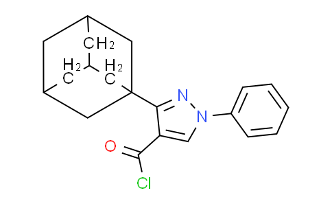CAS No. 959033-82-0, 3-(Adamantan-1-yl)-1-phenyl-1H-pyrazole-4-carbonyl chloride