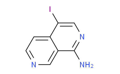 CAS No. 959558-53-3, 4-Iodo-2,7-naphthyridin-1-amine