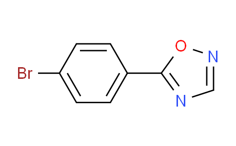 CAS No. 89892-25-1, 5-(4-Bromophenyl)-1,2,4-oxadiazole