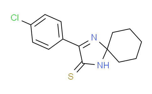 CAS No. 899926-57-9, 3-(4-Chlorophenyl)-1,4-diazaspiro[4.5]dec-3-ene-2-thione