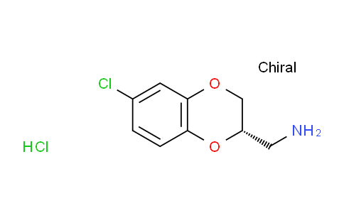 CAS No. 871824-57-6, (S)-(6-Chloro-2,3-dihydrobenzo[b][1,4]dioxin-2-yl)methanamine hydrochloride
