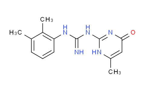 CAS No. 777867-00-2, 1-(2,3-Dimethylphenyl)-3-(6-methyl-4-oxo-1,4-dihydropyrimidin-2-yl)guanidine