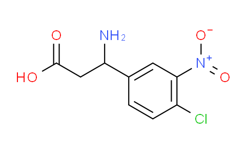 CAS No. 682804-60-0, 3-Amino-3-(4-chloro-3-nitrophenyl)propionic Acid