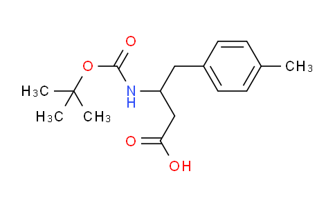 CAS No. 683219-72-9, 3-(Boc-amino)-4-(4-methylphenyl)butyric Acid