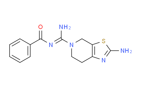 CAS No. 97817-35-1, (E)-N-(Amino(2-amino-6,7-dihydrothiazolo[5,4-c]pyridin-5(4H)-yl)methylene)benzamide