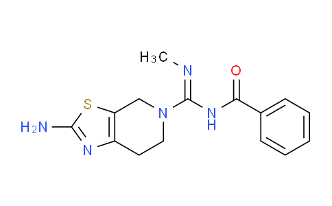 CAS No. 97817-38-4, (Z)-N-((2-Amino-6,7-dihydrothiazolo[5,4-c]pyridin-5(4H)-yl)(methylimino)methyl)benzamide