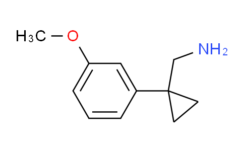 CAS No. 886365-93-1, 1-(3-Methoxyphenyl)cyclopropane-1-methanamine