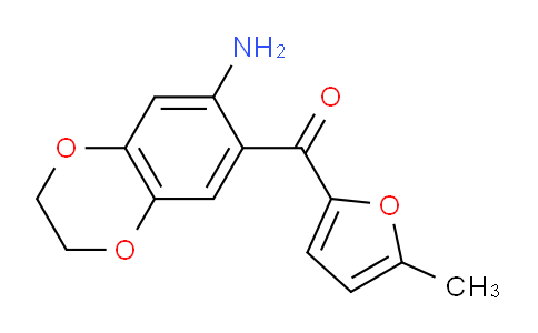 CAS No. 886494-34-4, (7-Amino-2,3-dihydrobenzo[b][1,4]dioxin-6-yl)(5-methylfuran-2-yl)methanone