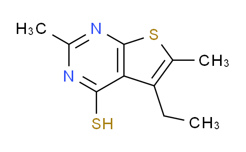 CAS No. 917747-86-5, 5-Ethyl-2,6-dimethylthieno[2,3-d]pyrimidine-4-thiol