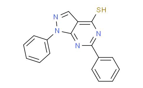 CAS No. 917748-00-6, 1,6-Diphenyl-1H-pyrazolo[3,4-d]pyrimidine-4-thiol