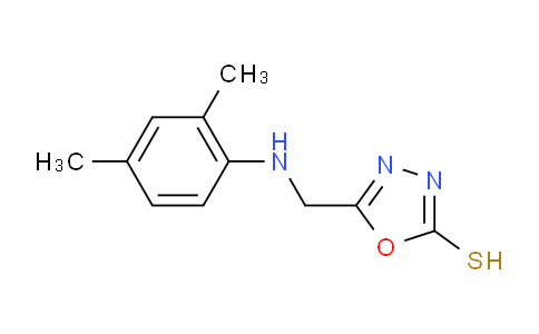 CAS No. 917750-29-9, 5-(((2,4-Dimethylphenyl)amino)methyl)-1,3,4-oxadiazole-2-thiol