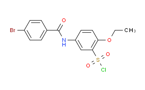 CAS No. 680617-92-9, 5-(4-Bromobenzamido)-2-ethoxybenzene-1-sulfonyl chloride