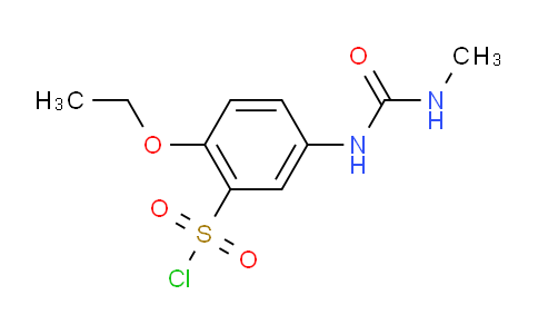 CAS No. 680618-13-7, 2-Ethoxy-5-(3-methylureido)benzene-1-sulfonyl chloride