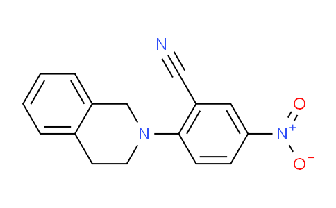 CAS No. 876547-50-1, 2-(3,4-Dihydroisoquinolin-2(1H)-yl)-5-nitrobenzonitrile