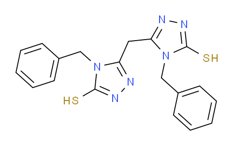 CAS No. 62575-53-5, 5,5'-Methylenebis(4-benzyl-4H-1,2,4-triazole-3-thiol)
