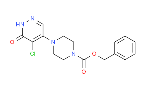 CAS No. 952182-38-6, Benzyl 4-(5-chloro-6-oxo-1,6-dihydropyridazin-4-yl)piperazine-1-carboxylate