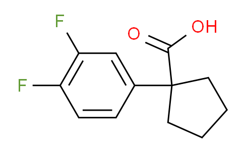 CAS No. 741682-84-8, 1-(3,4-Difluorophenyl)cyclopentanecarboxylic Acid