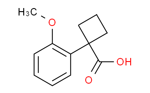 CAS No. 74205-38-2, 1-(2-Methoxyphenyl)cyclobutanecarboxylic Acid