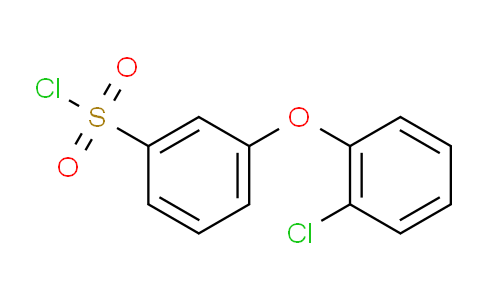CAS No. 474947-79-0, 3-(2-Chlorophenoxy)benzene-1-sulfonyl chloride