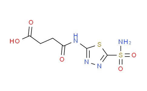 CAS No. 78851-85-1, 4-Oxo-4-((5-sulfamoyl-1,3,4-thiadiazol-2-yl)amino)butanoic acid