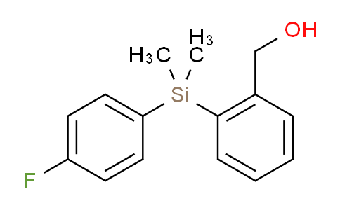 CAS No. 853955-70-1, {2-[(4-Fluoro-phenyl)-dimethyl-silanyl]-phenyl}-methanol