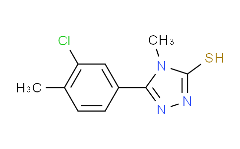 CAS No. 632292-08-1, 5-(3-Chloro-4-methylphenyl)-4-methyl-4H-1,2,4-triazole-3-thiol
