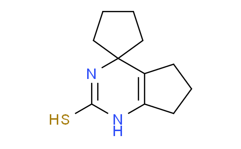 CAS No. 5778-25-6, 1,5,6,7-Tetrahydrospiro[cyclopenta[d]pyrimidine-4,1'-cyclopentane]-2-thiol