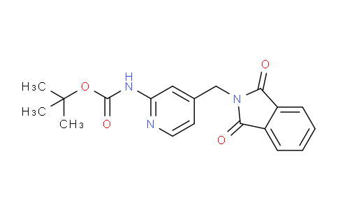 CAS No. 639091-77-3, 2-[[2-(Boc-amino)-4-pyridyl]methyl]isoindoline-1,3-dione