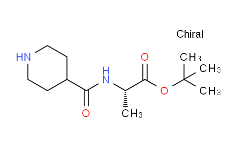 CAS No. 845907-19-9, (S)-TERT-BUTYL 2-(PIPERIDINE-4-CARBOXAMIDO)PROPANOATE