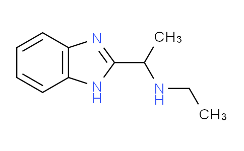 CAS No. 860188-68-7, 1-(1H-Benzo[d]imidazol-2-yl)-N-ethylethanamine