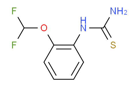 CAS No. 860610-10-2, 1-(2-(Difluoromethoxy)phenyl)thiourea