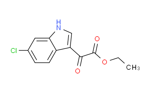 CAS No. 849630-76-8, Ethyl 2-(6-Chloro-3-indolyl)-2-oxoacetate