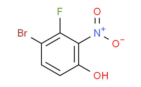 CAS No. 889939-22-4, 4-Bromo-3-fluoro-2-nitrophenol
