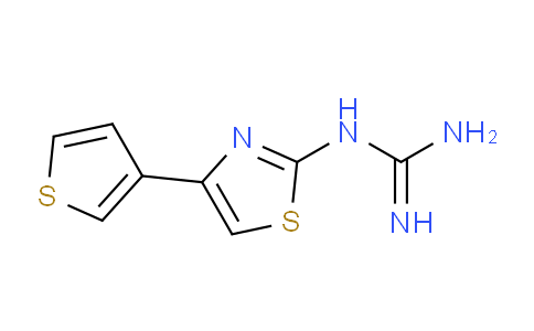 CAS No. 760903-26-2, 1-(4-(Thiophen-3-yl)thiazol-2-yl)guanidine
