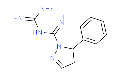 CAS No. 585553-99-7, N-Carbamimidoyl-5-phenyl-4,5-dihydro-1H-pyrazole-1-carboximidamide