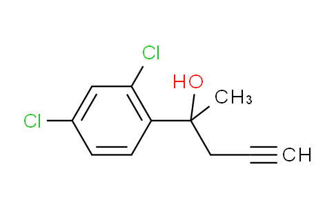 CAS No. 85014-27-3, 2-(2,4-Dichlorophenyl)-4-pentyn-2-ol