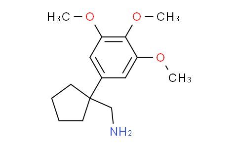 CAS No. 850263-81-9, 1-(3,4,5-Trimethoxyphenyl)cyclopentanemethanamine