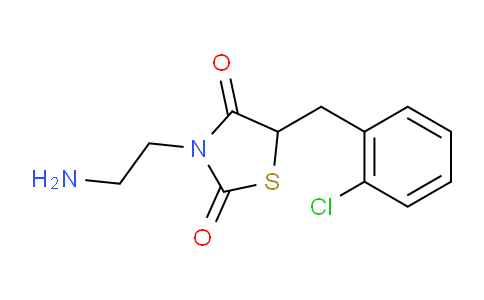 CAS No. 886508-36-7, 3-(2-Aminoethyl)-5-(2-chlorobenzyl)thiazolidine-2,4-dione