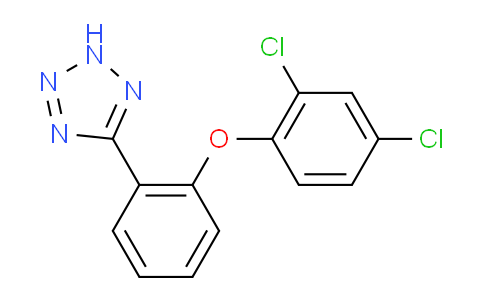 CAS No. 671186-08-6, 5-[2-(2,4-Dichlorophenoxy)phenyl]-2H-tetrazole