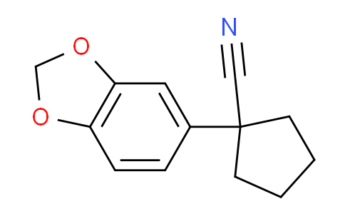 CAS No. 40691-82-5, 1-(1,3-Benzodioxol-5-yl)cyclopentanecarbonitrile