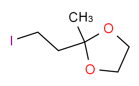 CAS No. 53750-51-9, 2-(2-Iodoethyl)-2-methyl-1,3-dioxolane