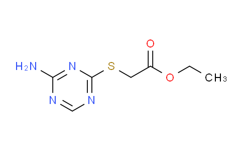 CAS No. 774565-99-0, Ethyl 2-((4-amino-1,3,5-triazin-2-yl)thio)acetate